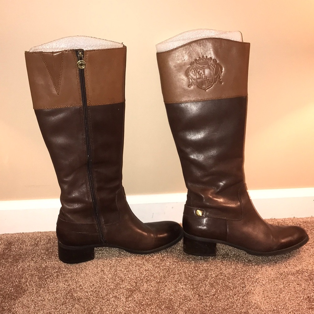 Franco Sarto two toned tall boots